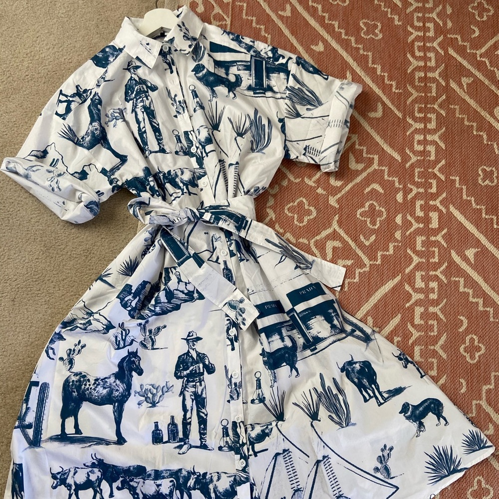 Katie Kime Marfa Print Dress